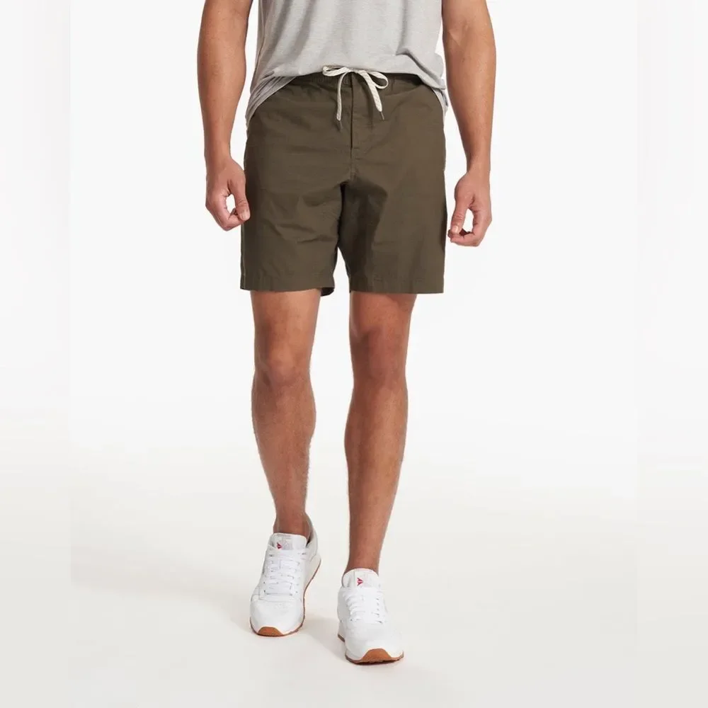 Vuori Ripstop Shorts Elastic Olive Green Dark Oregano Size XXL Hiking Outdoor